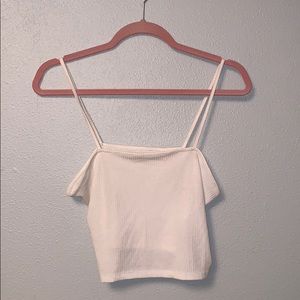 Pacsun Basics white Crop Top